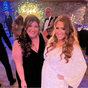 CIARA ASOS Sequin kimono sleeve dress.